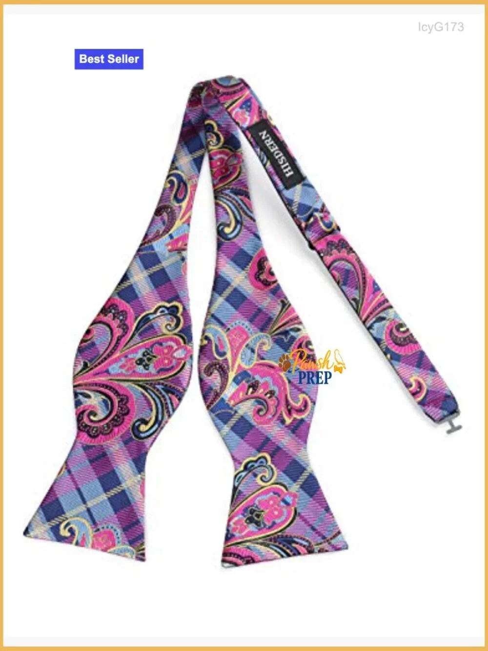 Self-Tie Bow Tie Set with Pocket Square, Microfiber, Formal Wear